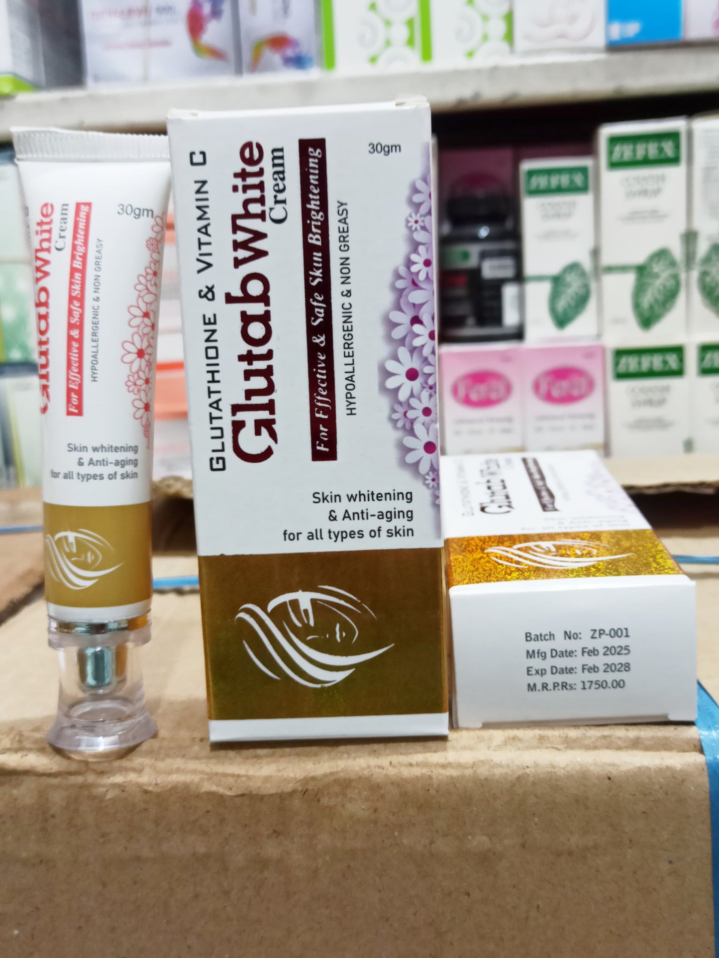 Gluta White Night Cream Tube Pack