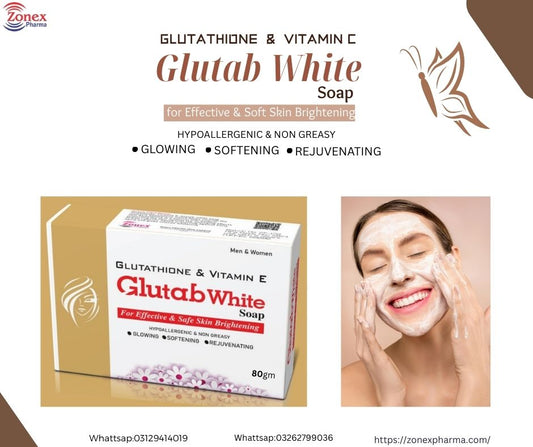 Glutab White Soap